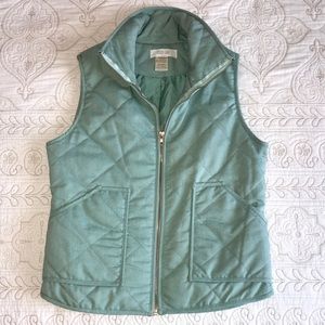Sea green vest